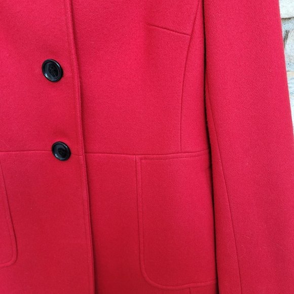 Red Banana Republic Wool Coat - Picture 5 of 10